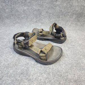 Teva Mens Sandals Size 8 Camo Fi 4 Hiking Shoes Hook And Loop Straps Comfort